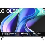 LG 55" 4K Ultra HD Smart OLED TV - Rocky Black